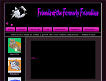 Tablet Screenshot of fffcatfriends.org